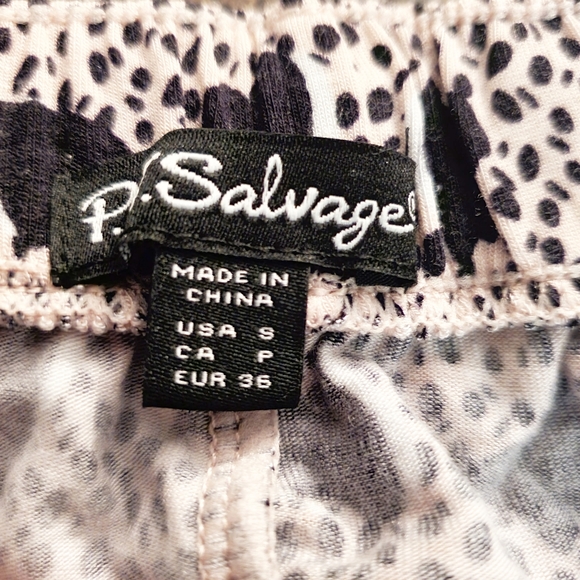 Pj Salvage Heart to Heart Blush pink & black hearts pj lace shorts xs NWT - Picture 6 of 7